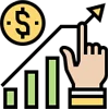 Business Emojis emoji 📈
