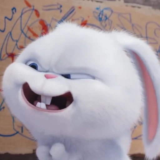 snowball rabbit sticker 🐰