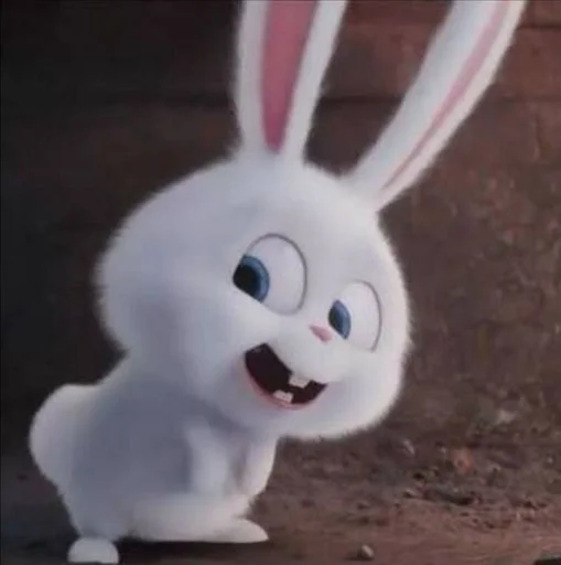 snowball rabbit emoji 🐰