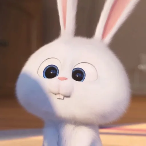 Емодзі snowball rabbit 🐰