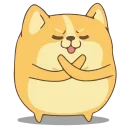CORGI DOG emoji 😟