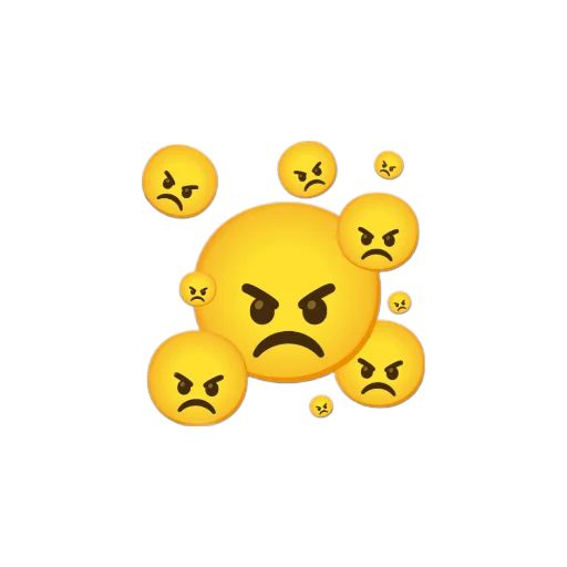 CTUKEPUTECTEPAKBACA emoji 😠