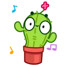 Cactus And Balloon emoji 💃