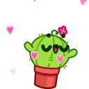 Емодзі Cactus And Balloon 🥰