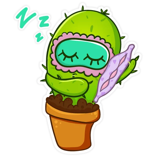 Cactus sticker 💤