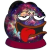 Telegram emojisi «Calaxy Pepe» 😋