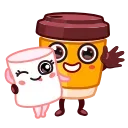 Telegram emoji Cup Puchino