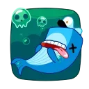 Captain Whale emoji 😵