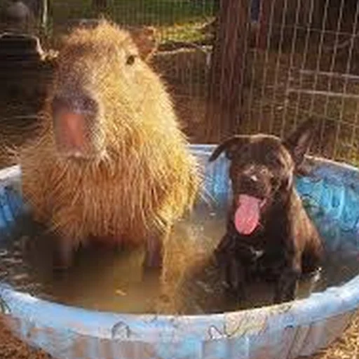Стикер Telegram «Capybara Are My Life» 🛁
