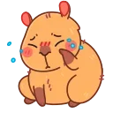 Yippy the capybara emoji 😭