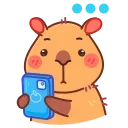 Yippy the capybara emoji 🫥