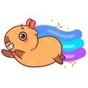 Yippy the capybara emoji 🤩