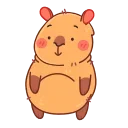 Yippy the capybara emoji 💪