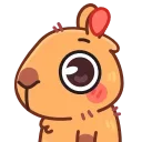 Yippy the capybara emoji 👁