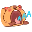 Yippy the capybara emoji 😮