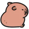 Capybara emoji 😠