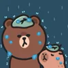 Capybara emoji 🌧