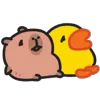 Capybara emoji 😮‍💨