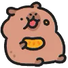 Capybara emoji 🍊