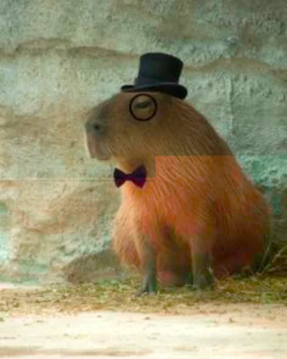 Capybara emoji 🧐