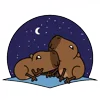 Эмодзи capybara 💞