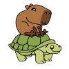 capybara emoji 🐢