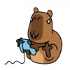 Эмодзи capybara 🎮
