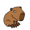 Эмодзи capybara 🤨