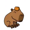 Эмодзи capybara 🫥