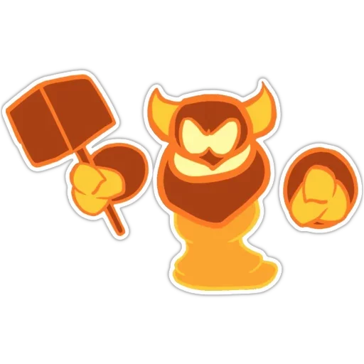 Telegram stiker «Carbot Animations Unofficial» ✖