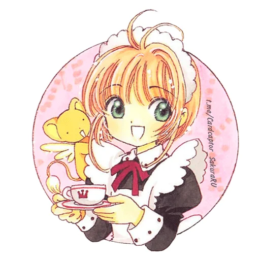 Telegram stiker «🌺 Cardcaptor Sakura 🌺» ☕️
