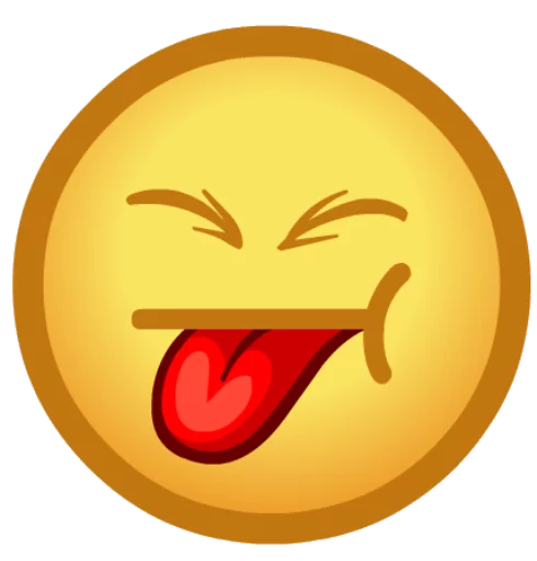 Стикер Telegram «Emoji's» 😝