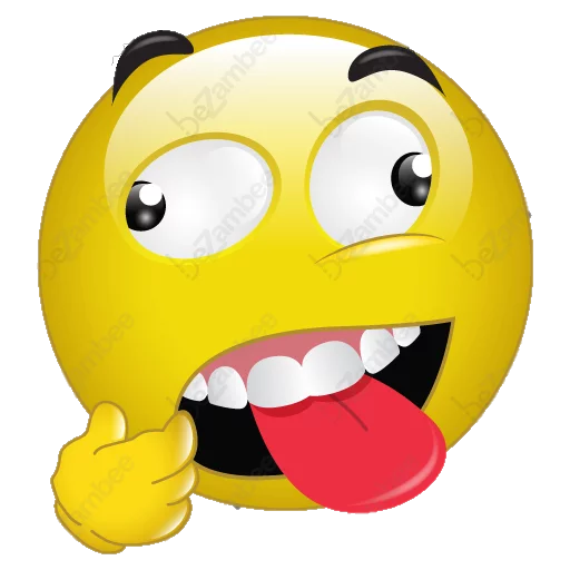 Telegram Sticker «Emoji's» 🤪