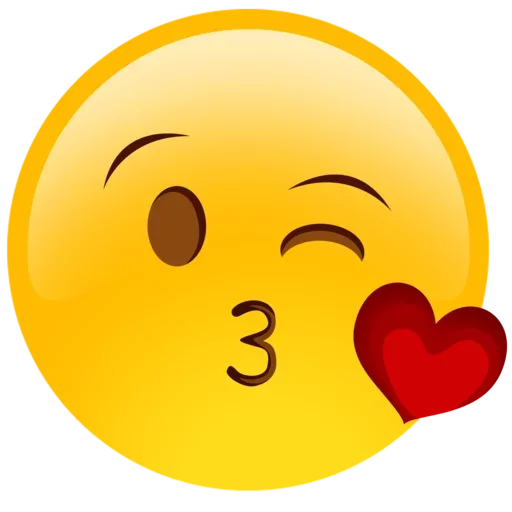 Emoji's stiker 😘