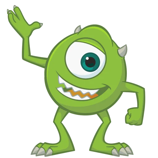 Monsters Inc Telegram stickers