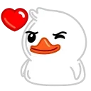 Duck emoji 😘