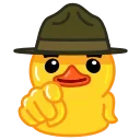  Duck emoji 🫵