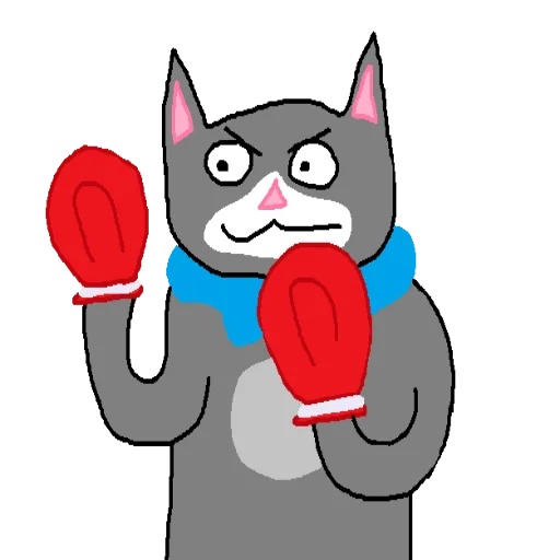 Telegram Sticker «Cat Fren» 👊