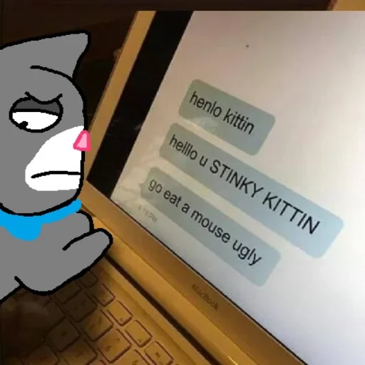 Telegram Sticker «Cat Fren» 😔