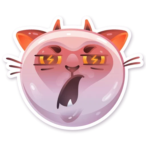 Cat from Hell sticker 😼