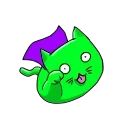 Емодзі Cat ICQ 🦸