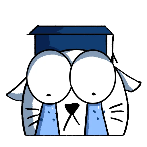 Telegram Sticker «Cat NCFU» 😭