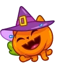 Cat Pumpkin emoji 😂