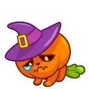 Cat Pumpkin emoji 😢