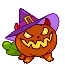 Емодзі Cat Pumpkin 😈