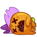 Cat Pumpkin emoji 😵