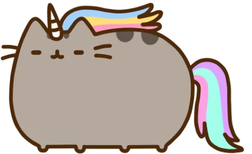 Telegram Sticker «Pusheen» 