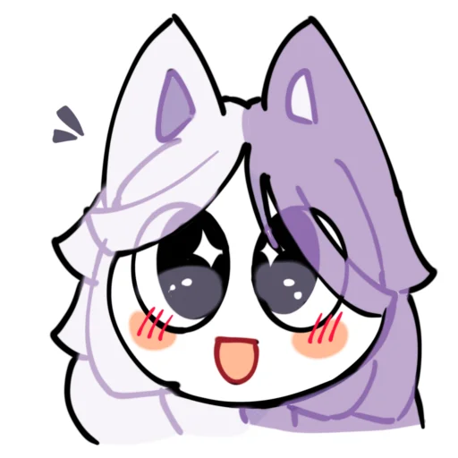 Котик Сигма sticker 💜