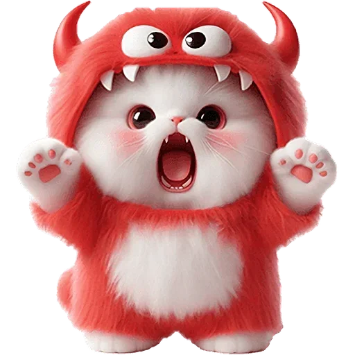 Пушистые котики Telegram stickers