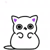 Эмодзи Cat White Emoji ❄️